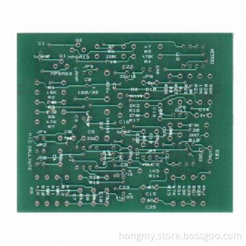 1-layered PCB with FR-4 Base Material